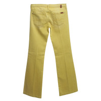 7 For All Mankind Jeans in giallo senape