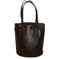 Louis Vuitton Moka Epi Leather Petite Bucket Bag