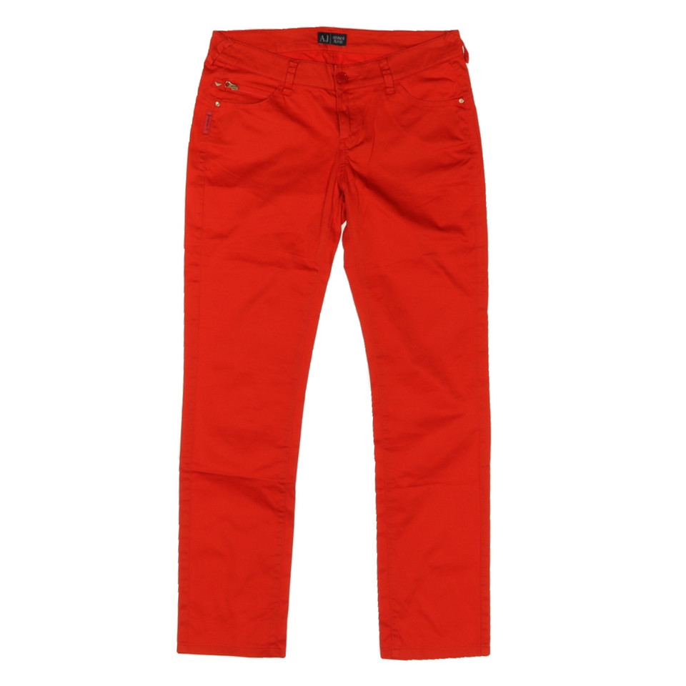 Armani Jeans Jeans Katoen in Rood