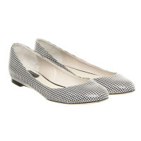 Christian Dior Ballerinas with Houndstooth pattern