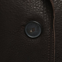 Strenesse Jacket/Coat Leather in Brown