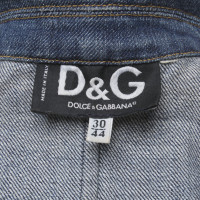 D&G Giacca sportiva di jeans in blu