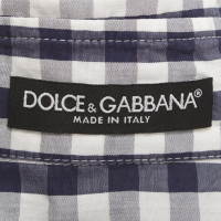Dolce & Gabbana Blouse with Plaid