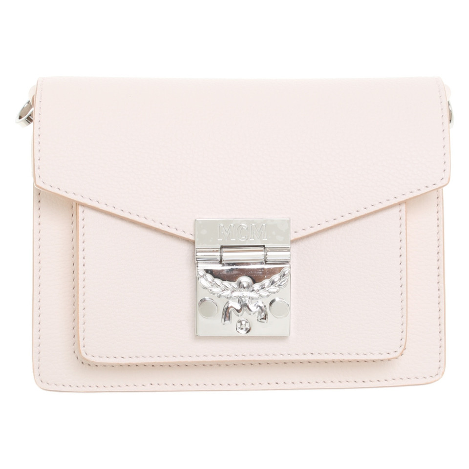 Mcm Shoulder bag Leather in Cream