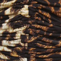 Roberto Cavalli Top with leopard print