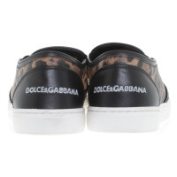 Dolce & Gabbana Slipper mit Leoparden-Muster