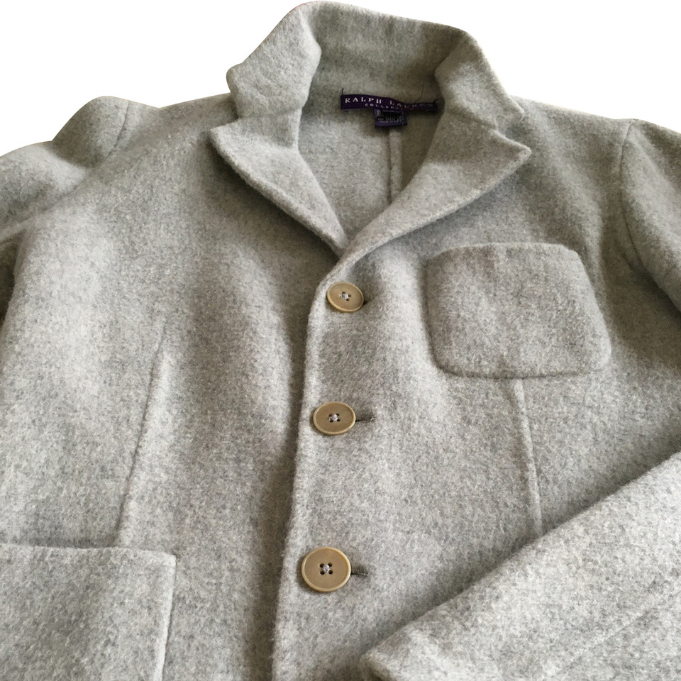 Ralph Lauren Purple Label Blazer Cashmere in Grey