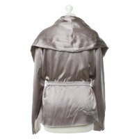 Moschino Cheap And Chic Blazer Silk in Taupe