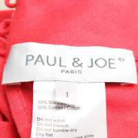 Paul & Joe camicia a collo alto in rosso