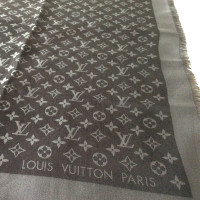 Louis Vuitton Sciarpa di splendere monogramma in nero/argento