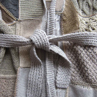 Clare Tough Gilet en laine mérinos tricoté main