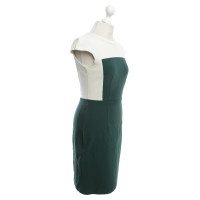 Theory Dress in green / white