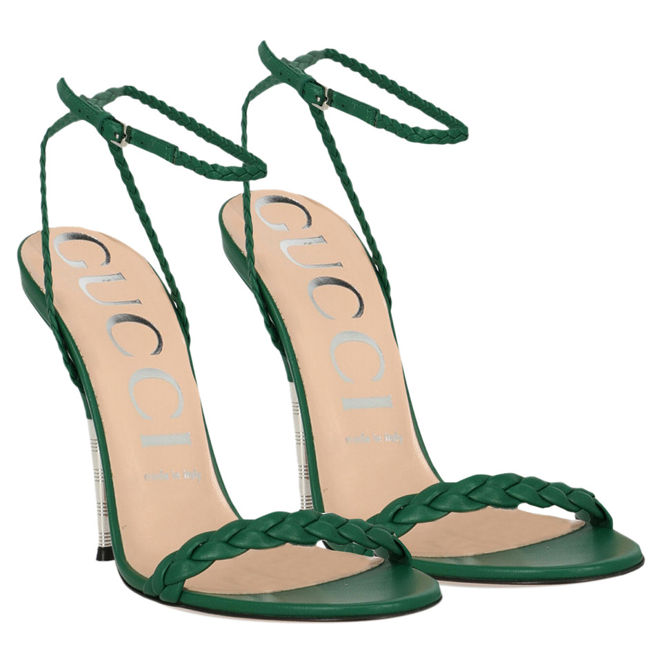 Gucci Sandals Leather in Green