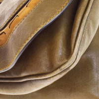 Christian Dior Gaucho Saddle Bag in Pelle in Cachi