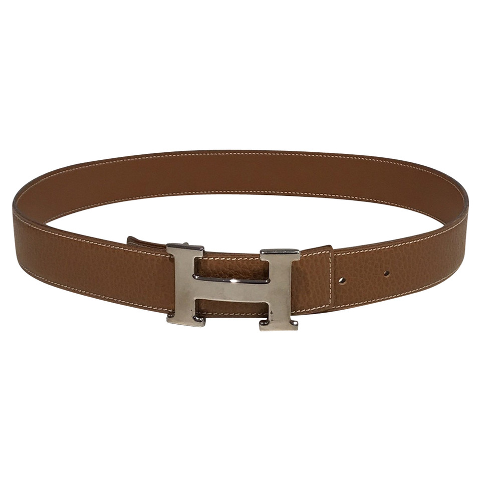 Hermès Belt with H clasp palladium