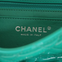 Chanel Flap Bag Patent leather in Green