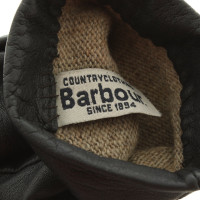 Barbour Handschuhe aus Leder in Schwarz