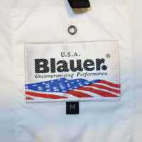 Blauer Usa Übergangs-Jacke in Weiß
