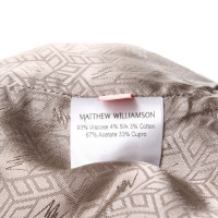 Matthew Williamson Robe en noir / argent