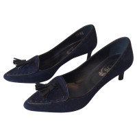 Tod's Pumps/Peeptoes Suède in Blauw