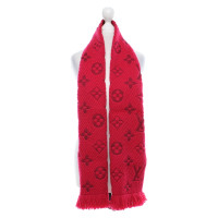 Louis Vuitton Logomania-sjaal in rood