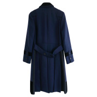 Chloé Jacket/Coat Wool in Blue