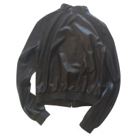 Fendi Black soft leather jacket