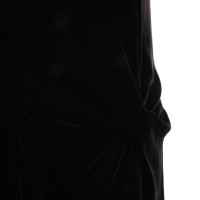 Jil Sander Fluwelen jurk in donkerbruin