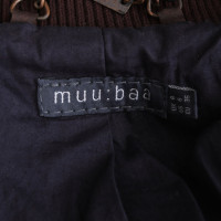Muubaa Jas/Mantel Leer in Bruin
