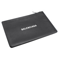Balenciaga Täschchen/Portemonnaie aus Leder in Schwarz
