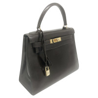 Hermès Kelly Bag 28 Leather in Brown