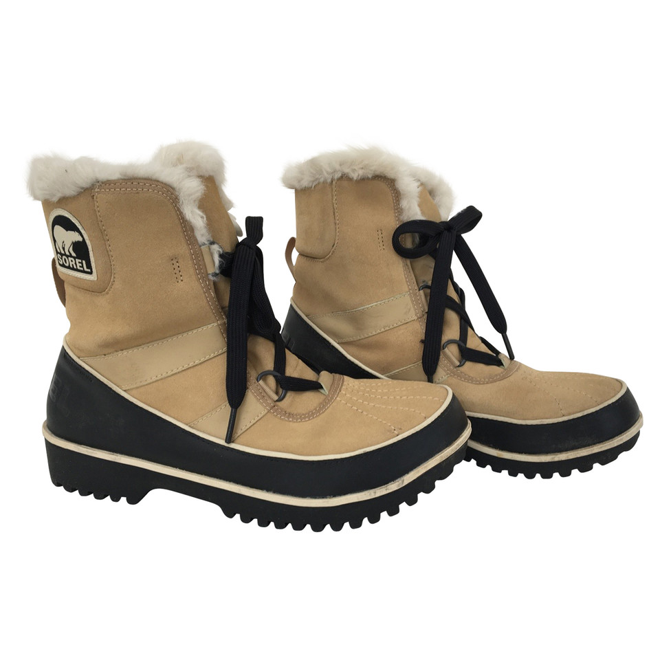 Sorel Winter ankle boots with fur trim