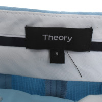 Theory trousers in light blue