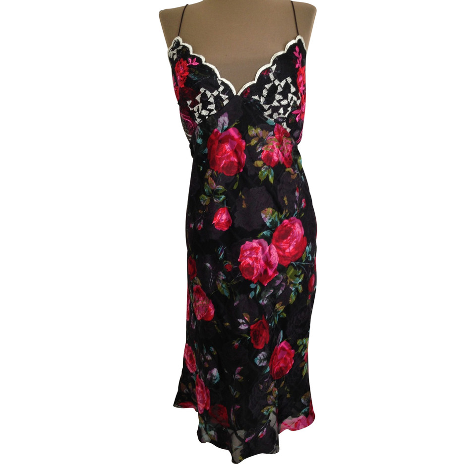 Emanuel Ungaro Silk dress with floral print