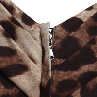 Dolce & Gabbana Elegante jurk met luipaardprint