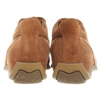 Hogan Lace-up shoes Suede in Brown