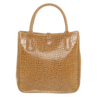 Longchamp Handtasche in Reptil-Optik