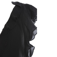 Calvin Klein Top in seta nero