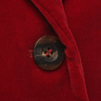Etro Velvet suit in red