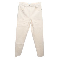 Jil Sander Jeans in Cotone in Crema