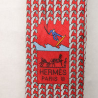 Hermès Bind met motiefdruk