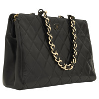 Chanel Timeless Shopper en Cuir en Noir