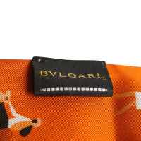 Bulgari Sjaal met logotekst