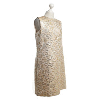 Dolce & Gabbana Gold colored brocade dress with pattern