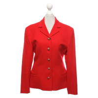 Versace Blazer aus Wolle in Rot