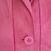 Wunderkind Giacca in pelle nel colore rosa 