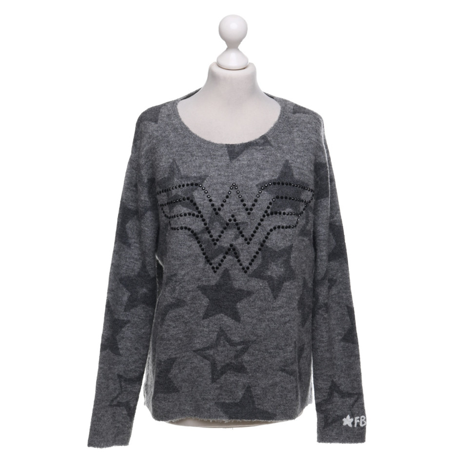 Other Designer Frogbox Loves Wonder Woman - Sweater in grey