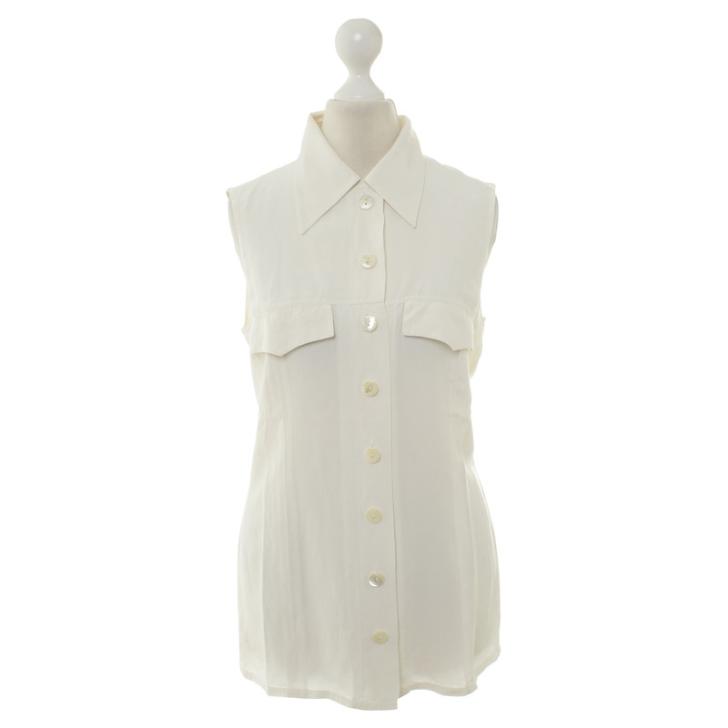 Karl Lagerfeld For H&M Zonder mouwen blouse in gebroken wit