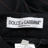Dolce & Gabbana Tailleur con strisce rosse