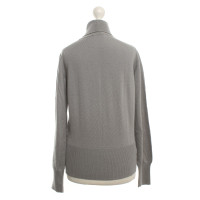 Fay Roll collar sweater in grey